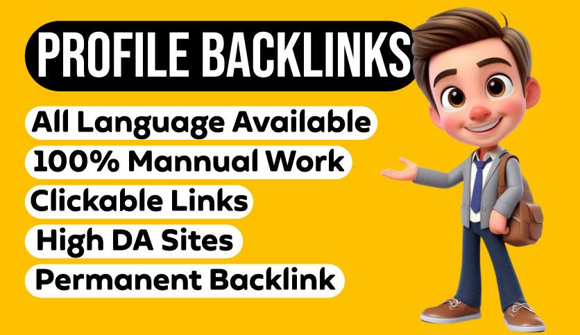 200 White Hat SEO Dofollow Profile Backlinks