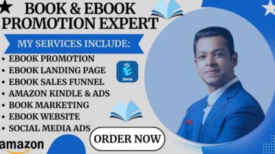 I Will Do Viral Amazon Kindle Book Promotion, eBook Advertising, and eBook Marketing