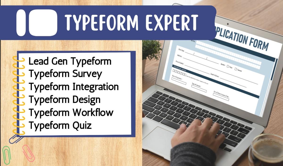 I Will Design Responsive Online Form, Quiz, or Survey Using Typeform, Jotform, and Google Forms