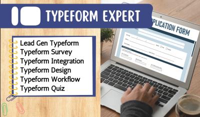 I Will Design Responsive Online Form, Quiz, or Survey Using Typeform, Jotform, and Google Forms