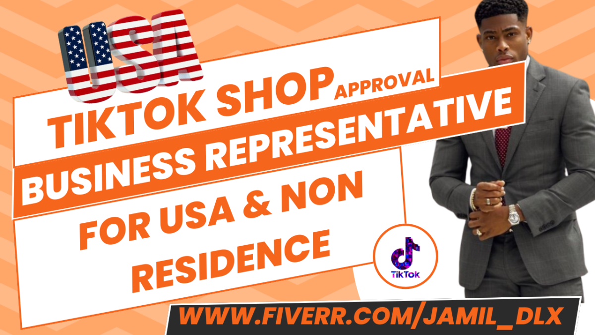 I Will Set Up TikTok Shop USA and LLC Registration for Non-USA Residents