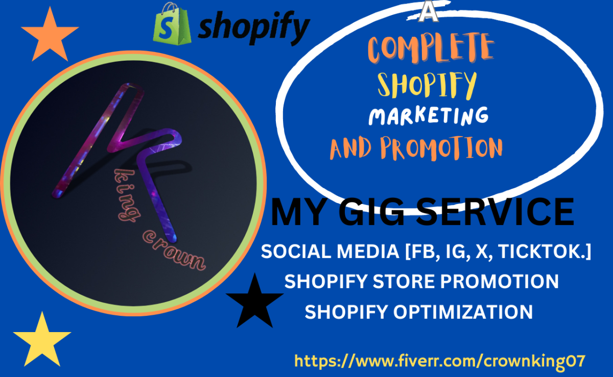 I WILL LAYOUT SHOPIFY WEBSITE DESIGN SALES FUNNEL AND PROMOTION