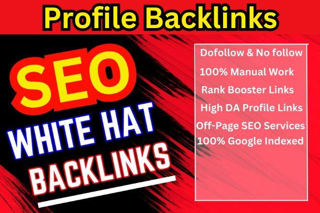 I Will Do 200 High Authority Permanent SEO Profile Backlinks