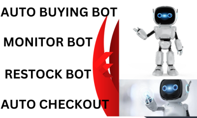 I Will Create an Auto Checkout Bot, Auto Buying Bot, GUI Bot, Monitor Bot, and Shopping Bot