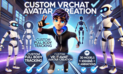 Custom VRChat Avatars with Realistic Animations and Physics