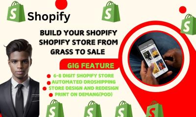 I Will Create a Profitable One Product Shopify Dropshipping Store