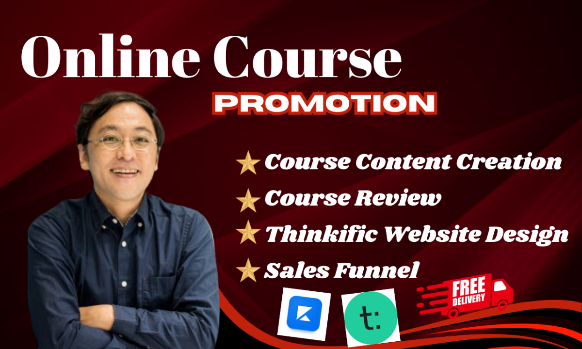 I Will Create Kajabi Marketing Campaigns, Online Courses, and Course Promotion Video Ads