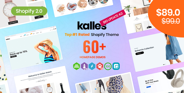 Get the Kalles Shopify Theme Latest Version Chiper! Thmempartner Txsify