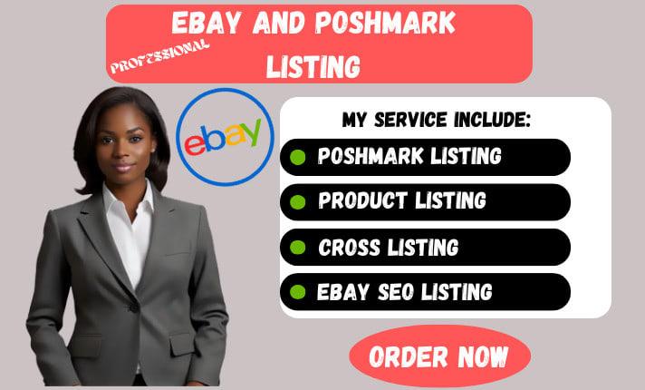 I Will Do eBay Listing Promotion, eBay Lister, and SEO Optimization