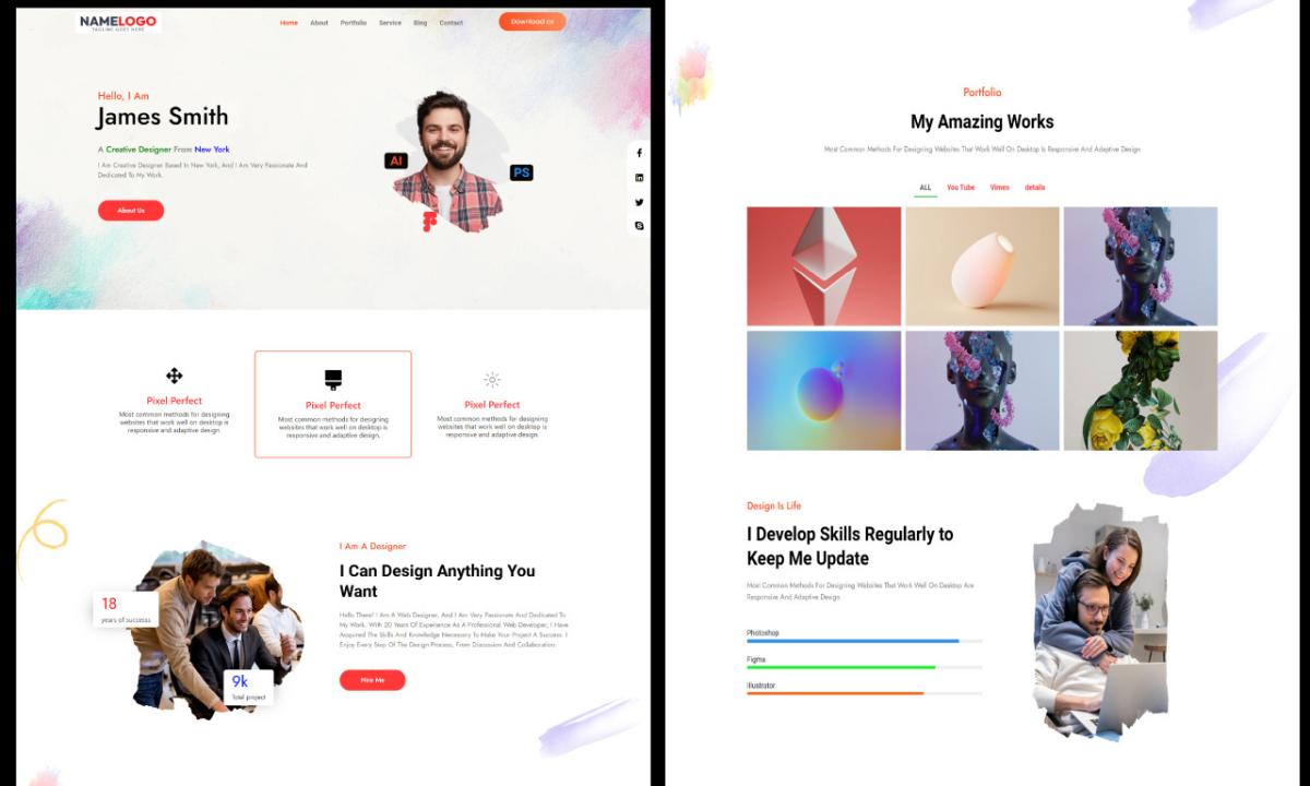 I Will Build Modern Responsive Landing Page Design