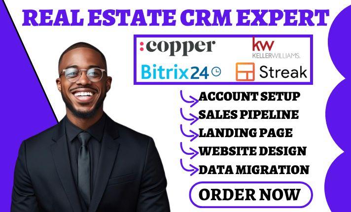 Expert Automation for Copper CRM, Bitrix24, Keller Williams Command, Streak, Pipedrive, and Zoho