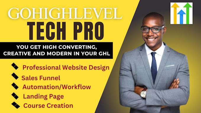 I Will Set Up GoHighLevel Workflow Automation and Funnels – GHL Website Expert