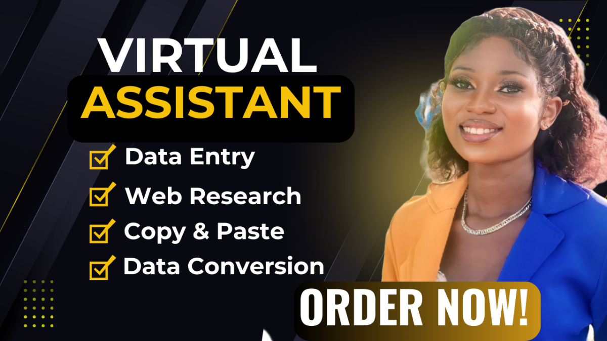 I Will Be Your Data Entry and Research Virtual Assistant