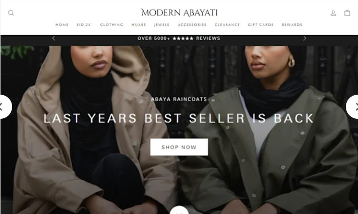 I Will Build an Abaya Shopify Website for Your Hijab Ecommerce Store – Islamic Clothing Dropshipping