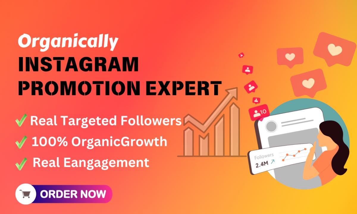 I Will Do Instagram Marketing, Grow and Promote Your Business Super Fast!