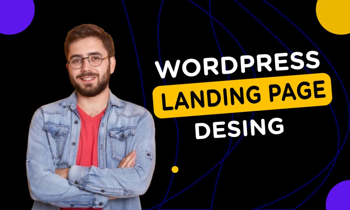 I Will Build Modern Responsive Landing Page Design