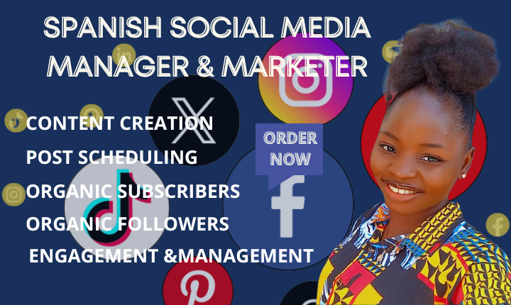 I Will Be Your Spanish Social Media Manager, Content Creator, and Facebook Ads Expert