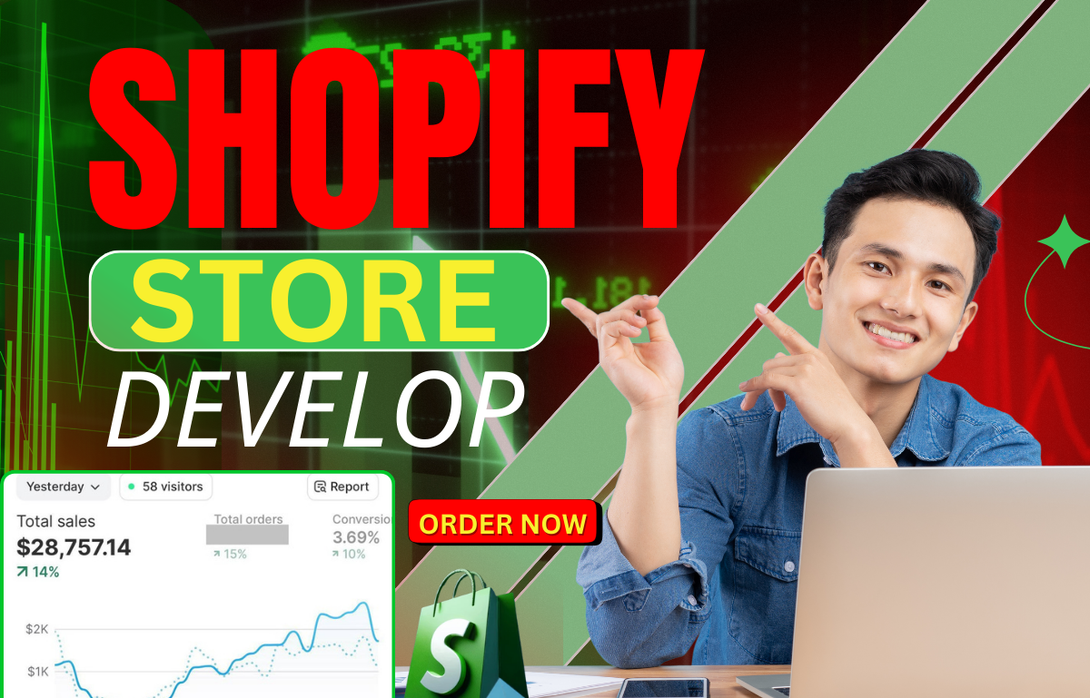 I Will Create Stunning Shopify Website Designs, Redesign Existing Stores, and Build Dropshipping Stores