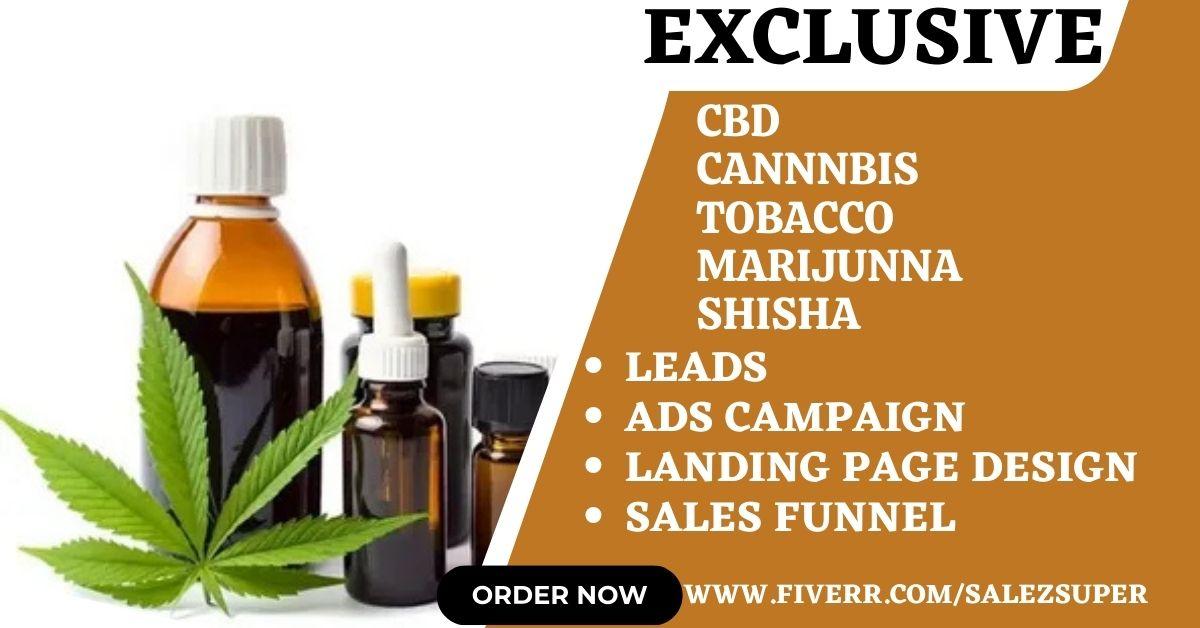 Generate CBD, Cannabis, Hemp, Marijuana, Weed, Vape, Tobacco, Cigarette, and Shisha Leads