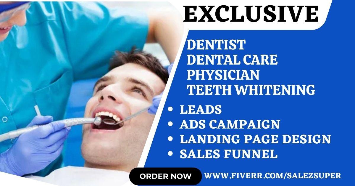 Generate Dentist Lead, Doctor, Dental Healthcare, Orthodontist, and Dental Surgeon Leads