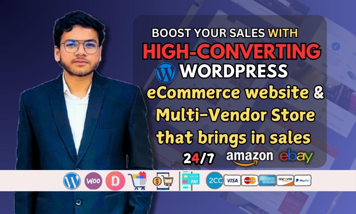 I Will Build an E-commerce Multi Vendor Website and Affordable E-commerce Website