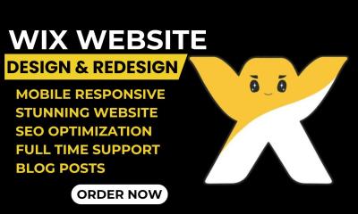 I Will Design Wix Ecommerce Website or Wix Website Design Redesign