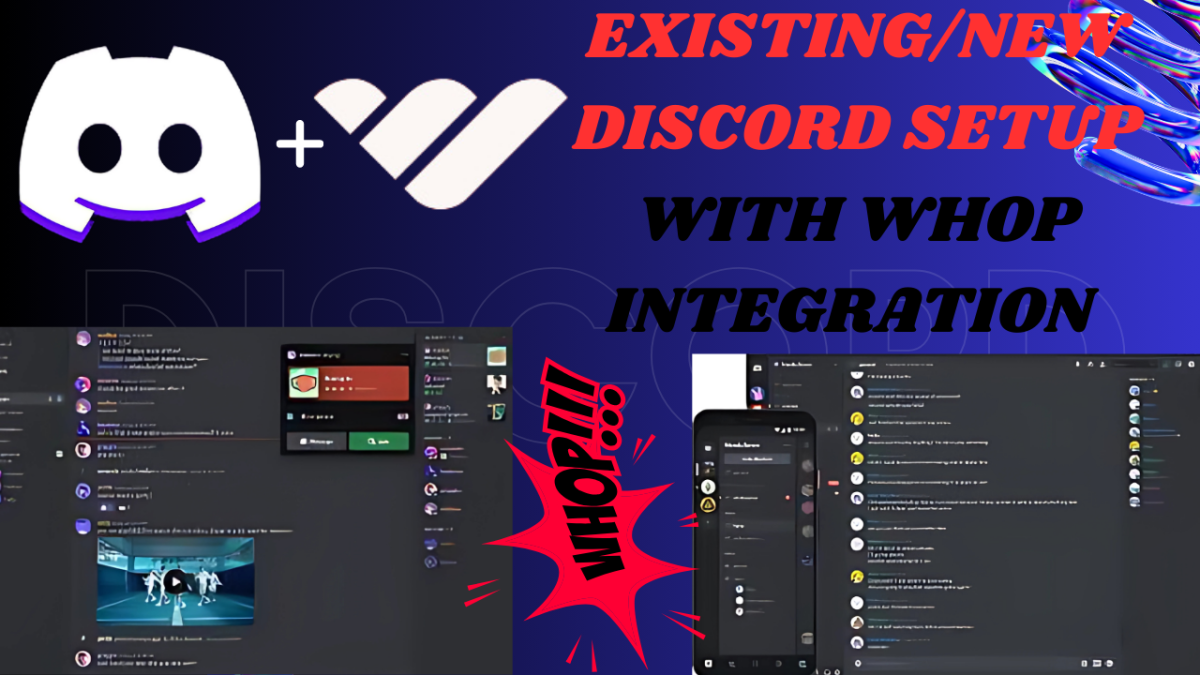 I Will Do Professional Discord Setup with Whop Integration