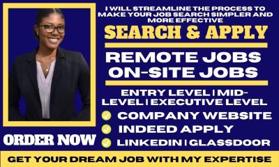 I Will Professionally Search and Apply for Remote Jobs, Reverse Recruit for Job Applications