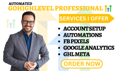 I Will Setup GoHighLevel Google Analytics GA4 Ecommerce Tracking & GHL Meta Automations