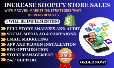 I Will Boost Shopify Sales with Expert Email Marketing and Dropshipping Promotion