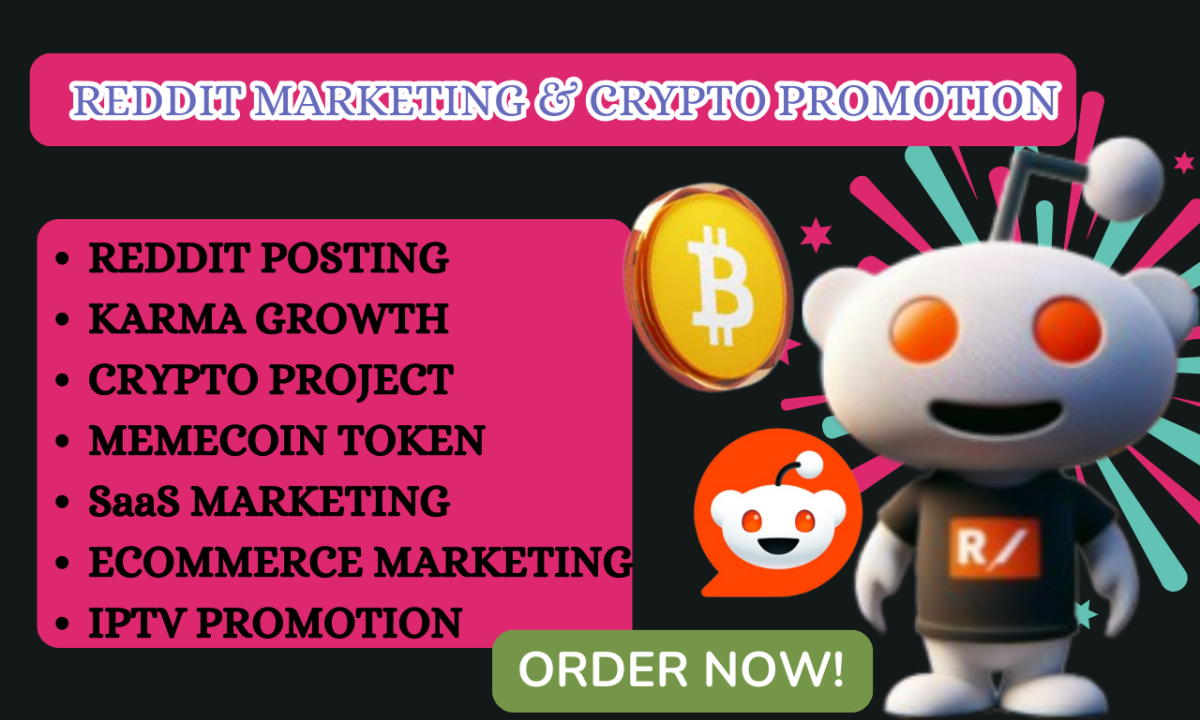 I Will Manage Reddit Posts for Your E-commerce SaaS Business, Crypto, and Memecoin SEO