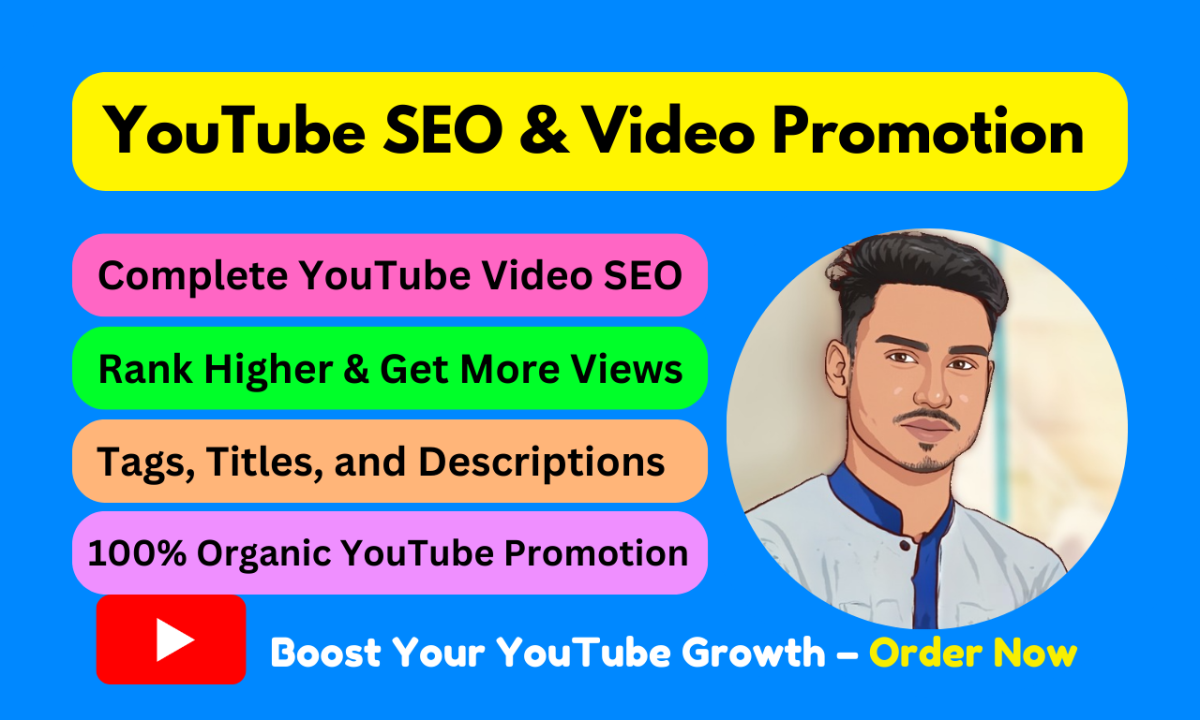 I Will Be Your YouTube SEO Expert for Video Optimization and Promotion