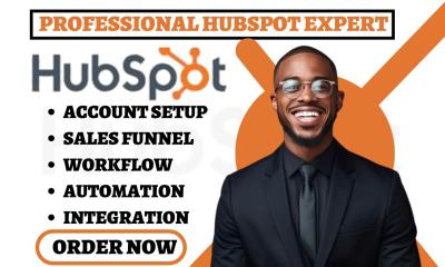 Expert HubSpot CRM, Sales Funnel, and Website/Landing Page Automation Services