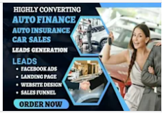 Generate Auto Insurance Leads, Auto Finance, Automotive Dealer Sales Leads & Car Loan Opportunities