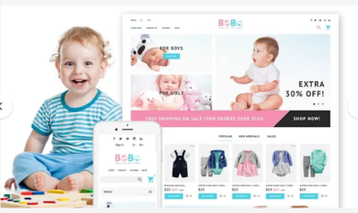 I Will Build a Hot Baby Clothing Store and Baby Care Accessories Website