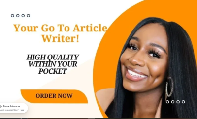 I Will Write Quality Blogs and Articles at a Pocket-Friendly Price