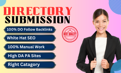 I Will Provide High-Quality 100 Directory Submission for Better SEO