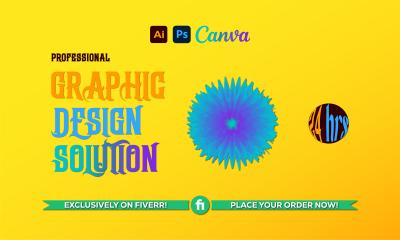 Be Your Professional Graphic Designer, Photoshop, Illustrator, and Canva Expert