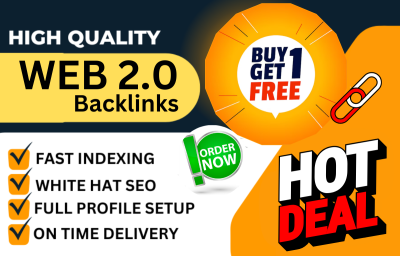 I Will Create High Quality Contextual Web 2.0 Backlinks for Your Website Ranking