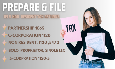 I Will Create US Tax Return for Business, Personal, and LLC