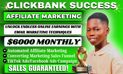 I will Create an Autopilot Amazon Affiliate Website and ClickBank Affiliate Marketing Sales Funnel