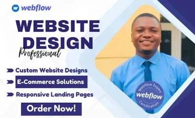 I Will Design a Webflow Website for Your Business