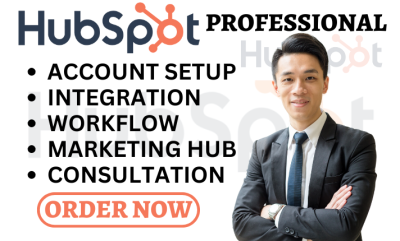 I Will Provide HubSpot Full Account Setup, Real Estate CRM Consultation, and Marketing Automation