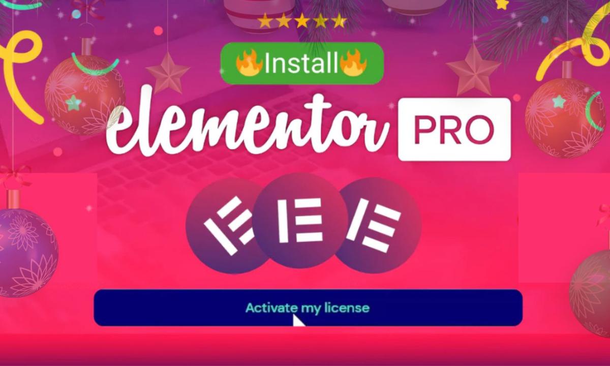 I Will Install Elementor Pro Original and Updatable for Your WordPress Site