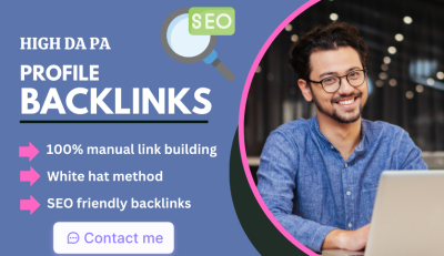 High Quality Profile Backlinks for Your Website