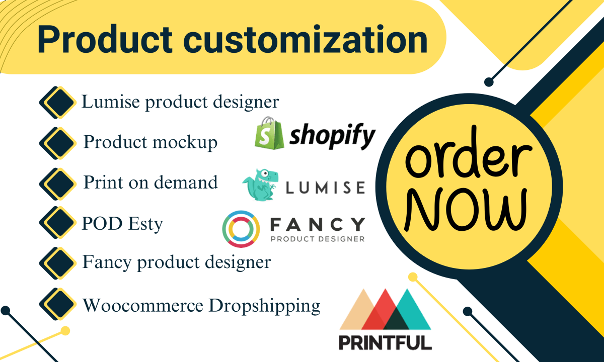 I Will Setup Product Customization Using Lumise, Fancy Product Designer, Customily