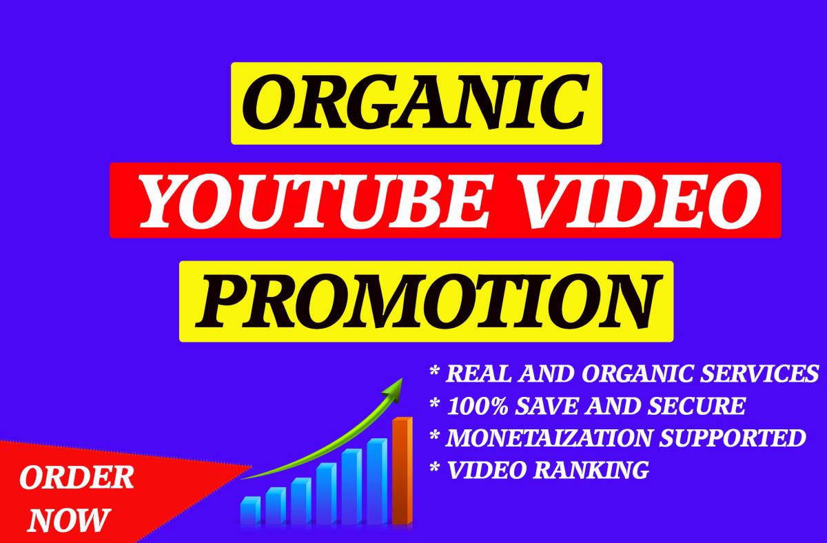 Do Super Fast Organic YouTube Video Promotion