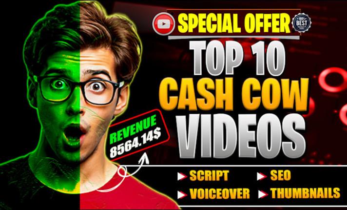 Do Top 10 Viral Faceless Cash Cow Videos and Cash Cow YouTube Automation Channel