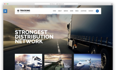 I Will Build a Cargo, Car Workshop, and Trucking Website for Freight Brokers