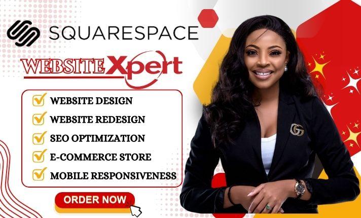 I Will Redesign Your Squarespace Website for a Stunning Square Look